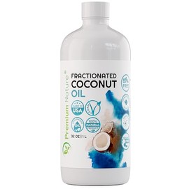 Fractionated Coconut Oil Massage Oil - 32 oz Skin Moisturizer 100% Natural & Pure Carrier Oil Therapeutic Odorless - for Skin Hair & Nails Premium Nature