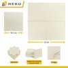 HEKU 30241-02: 100 Plain Napkins, 3-Ply, 33 x 33 cm,
