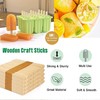 4.5" Craft Ice Cream/Popsicle Sticks/Natural Wood/DIY Projects- Pack of 210