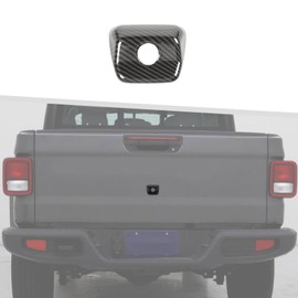 Tailgate Camera Rear Cover Trim Fit for Jeep Gladiator JT 2020-2025 (Carbon Fiber)