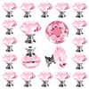 DEELF OUTLET 25 Packs Crystal Cabinet Knobs Drawer Pulls and