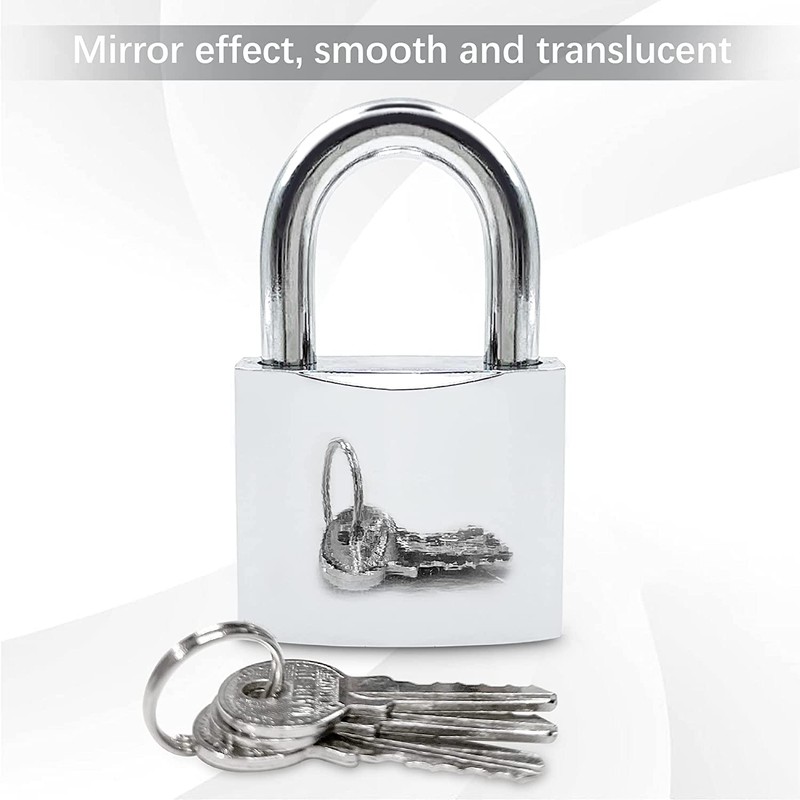 Lamondre Padlock 38mm Padlock with Keys Heavy Duty Padlock, High