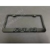 License Plate Frame Shop 1xBlackRAV4 3D Emblem Badge BLACK Stainless