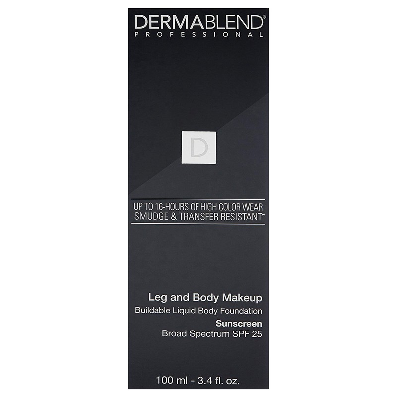 Dermablend Leg and Body Makeup Foundation with SPF 25, 0N
