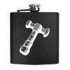 6oz (170ml) 'Dwarf Hammer' Pocket Hip Flask (HP00032566)