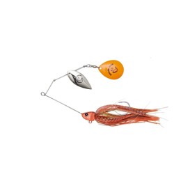 Savage Gear Da Bush Spinner Bait, Colour: Fluorescent Orange, Size/Weight: 14 cm/21 g