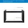 RackPath 6U Wall Mount Network Rack - Patch Panel Bracket