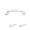 Geesatis Set of 6 Clear Acrylic Cabinet Handle Pull Hardware