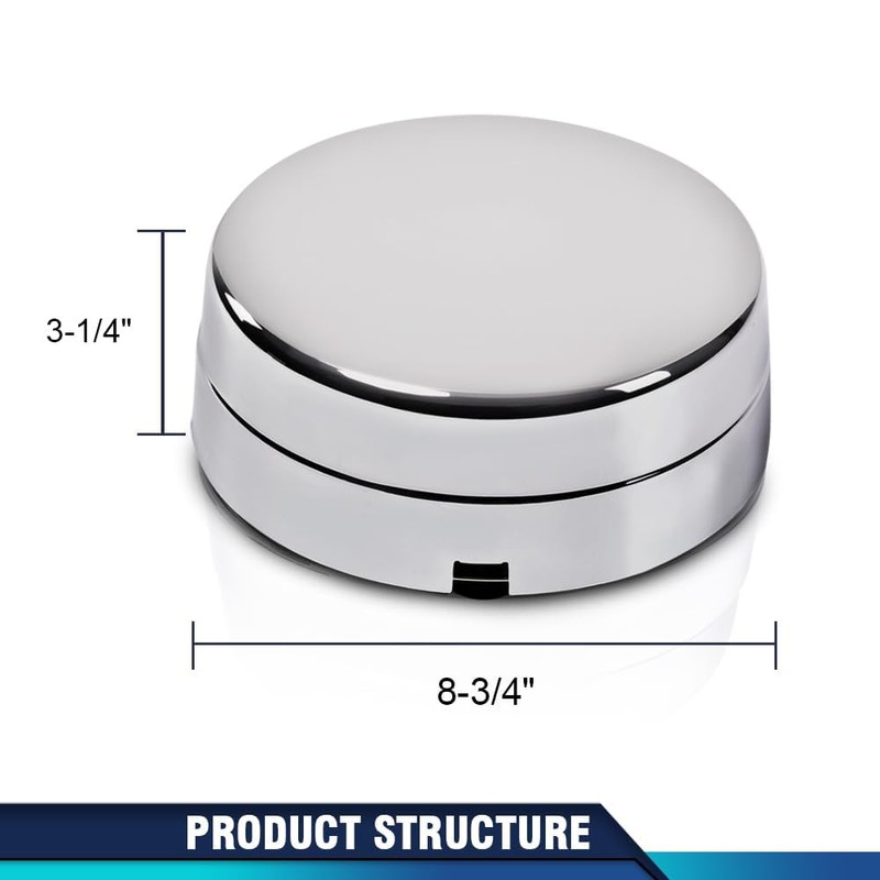 PIT66 Rear Wheel Center Hub Cap, Compatible with Dodge Ram