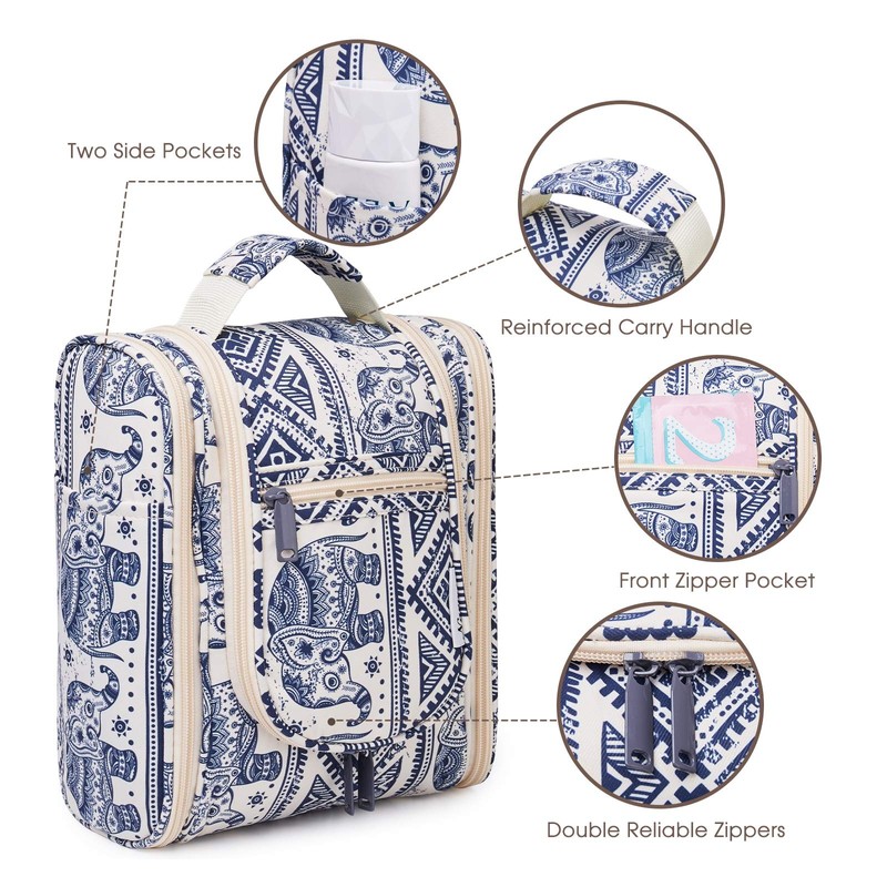 Travel Hanging Toiletry Wash Bag Makeup Cosmetic Organizer for Women