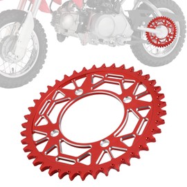 IUVWISN Motorcycle 420 41T Rear Chain Sprocket 76mm CNC for CRF XR SSR Apollo RFZ TaoTao 50 70 90 110 125 140 150 160 170 Chinese Pit Dirt Bike Red