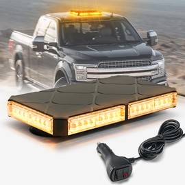 ELECHOI Amber Rooftop Magnetic Strobe Lights for Trucks, Emergency Beacon Warning Caution Light for Vehicles Car