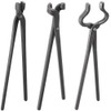 Yoursme Blacksmith Knife Making Forge Tongs Set: V-Bit Blade, Blade