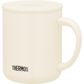 Thermos JDG-451C MWH Stainless Steel Vacuum Insulated Mug, 15.2 fl oz (450 ml), Milk White