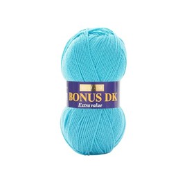 Hayfield Bonus DK Double Knitting, Turquoise (998), 100g by Sirdar
