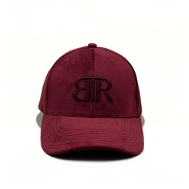 Bronx Unisex Velvet Baseball Cap | Luxurious Burgundy Velvet Hat with Satin Lining, Adjustable Strap & Moisture-Wicking Comfort