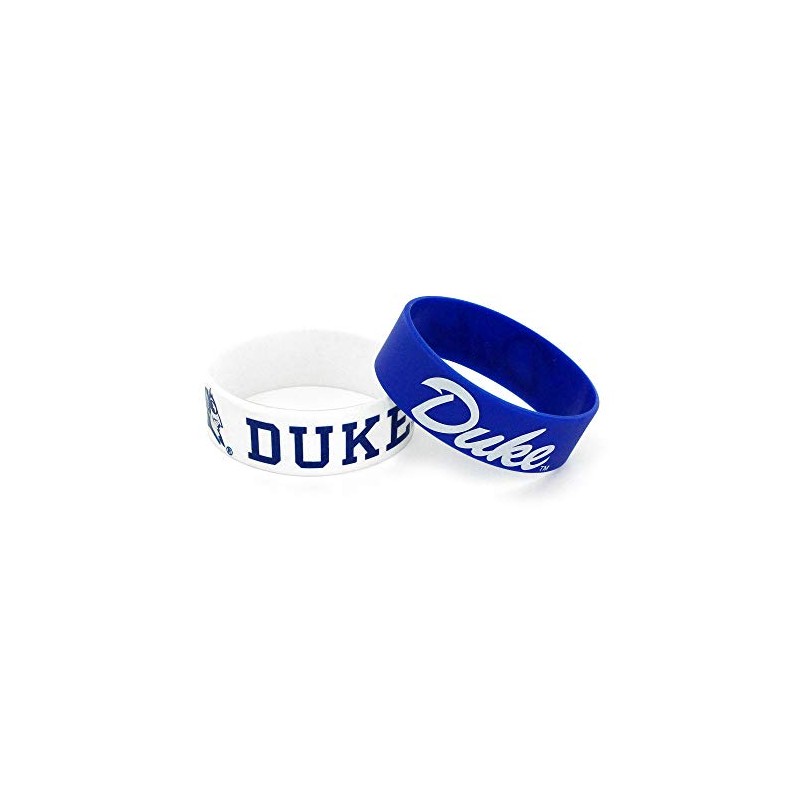 Aminco Pulsera de silicona, Paquete de 2, Multicolor, Duke Blue