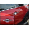Cupeez Checkered Flag for 2017-2020 Mini Cooper Door Handle Cup