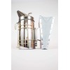 SunVara 11" Bee Smoker Stainless Steel with Heat Shield Beekeeping