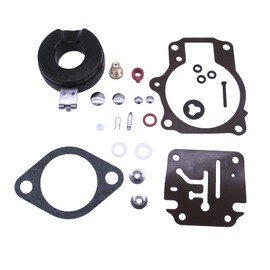 Boat Engine 396701 392061 398729 Carburetor Rebuild Repair Kit for Evinrude Johnson OMC BRP / 8M6010306 for Mercury 18 20 25 28 30 35 40 45 48 50 55 60 65 70 75 HP, fit Sierra 18-7222 18-7042 9-37107