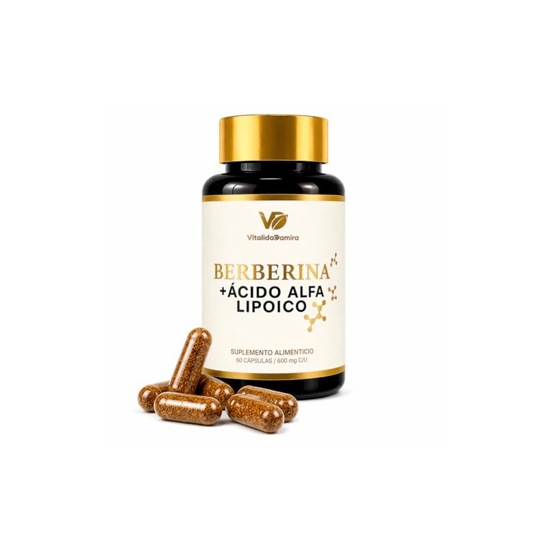Berberina HCL 250mg + Ácido Alfa Lipoico 100mg | 60