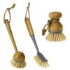 JVL Bamboo Cleaning Essentials, Dish Brush Selection, One Size