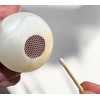 ELEMNTS White Onyx Toothpick Holder, Match Holder with Striker for
