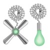 Bruislard 2 Pcs Glow in The Dark Ceiling Fan Chain