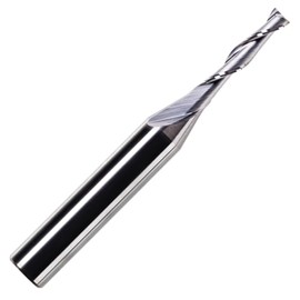 3mm x 15mm Flute x 1/4" Shank Solid Carbide Spiral 2 Flute Up Cut Router Bit for Wood, Hard Wood, PVC & Acrylic (3mm x 15mm Flute)