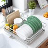 Kitsure Dish Drying Rack for Kitchen Counter, Stainless Steel Sink