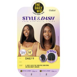 Outre The Daily Wig - Style & Dash - Daily 9 (DARK BROWN 2)
