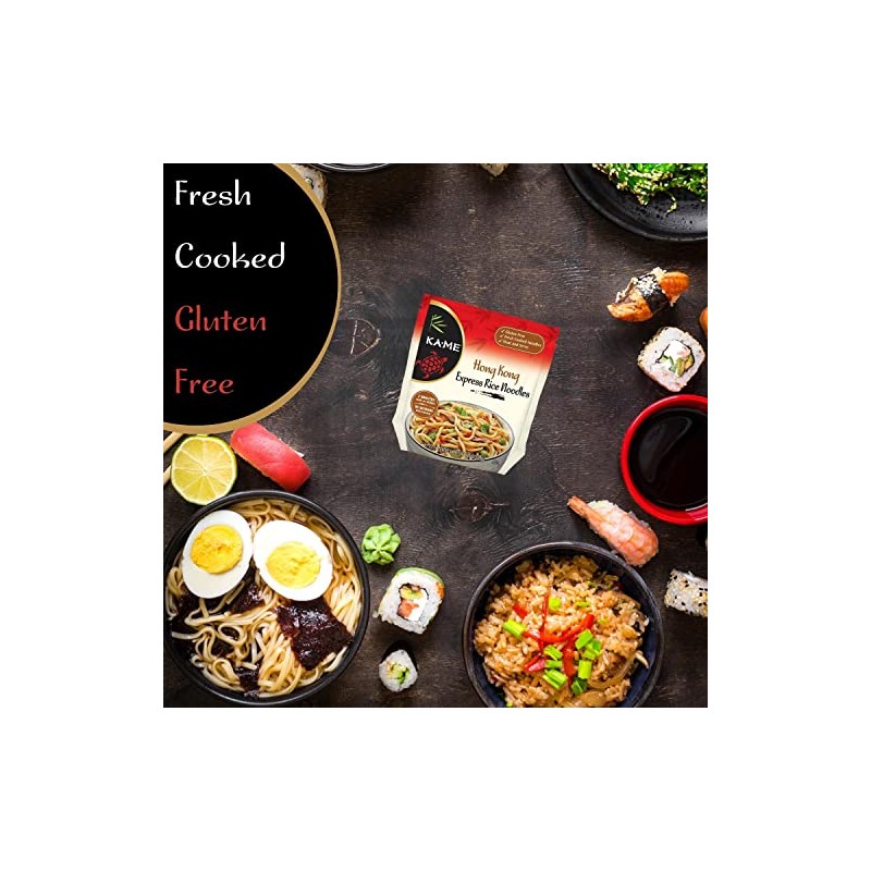 Ka-Me Gluten Free Rice Noodles - Hong Kong Express Noodles