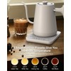 Gooseneck Electric Tea Kettle Pour-Over Kettle for Coffee, with 5