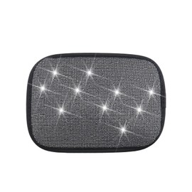 Create idea Bling Car Armrest Cover Universal Bling Bling Auto Center Console Cushion Pad Charming Rhinestone Car Interior Accessory for Most Vehicle SUV Truck