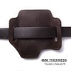 Gentlestache Multitool Belt Sheath, EDC Leather Belt Organizer, Flashlight Holder,