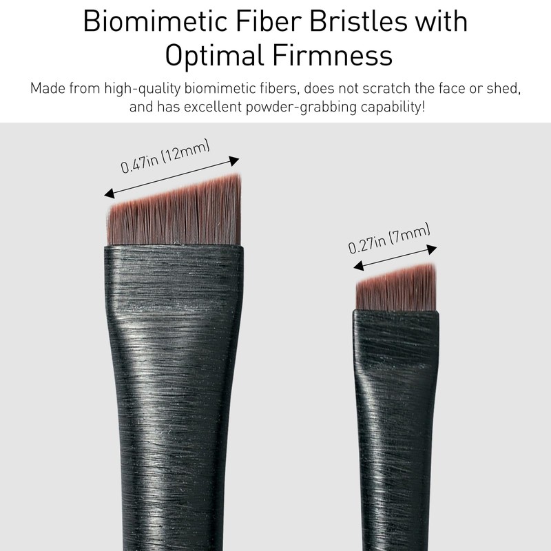 4 Pieces Black Fine Angled Eyeliner Brushes, Eye Liner brush,