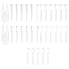 YTRUOYI 32-Piece Yoga Ball Plug Replacement Kit - Fitness Exercise Ball Air Stopper Plug Pin Adapter for Inflatable Bed Pool