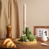 WAIT FLY Cactus Pattern Paper Towel Holder Stand Resin Tissue