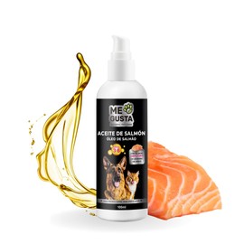 ME GUSTA Salmon Oil for Dogs and Cats | Optimises the Immune System | Strengthens Joints and Bones | Reduces Skin Problems | 100 ml