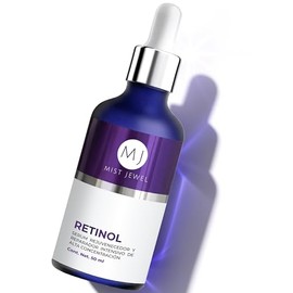 MIST JEWEL - RENEW - Serum Facial Retinol (Vit A), Ácido hialurónico, Vitamina C, Vit E, B5, hidratante y reparador | Suero para hombres y mujeres Ant