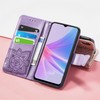 DEDUX Flip Wallet Case for Oppo A58 4G, 3D Embossed
