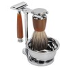 Safety Men Grooming Set Trimming Soap Stand Bowl Beard Brush