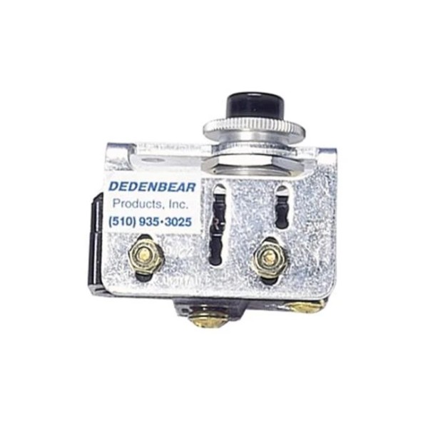 Dedenbear Switch Push Button Momentary Trans-Brake Plastic Black 25 Amps