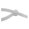 Pack of 100 Professional Cable Ties Industrial Quality White 188