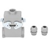 Heavy Duty Connector Rectangular Cast Aluminum Alloy Connector with Industrial