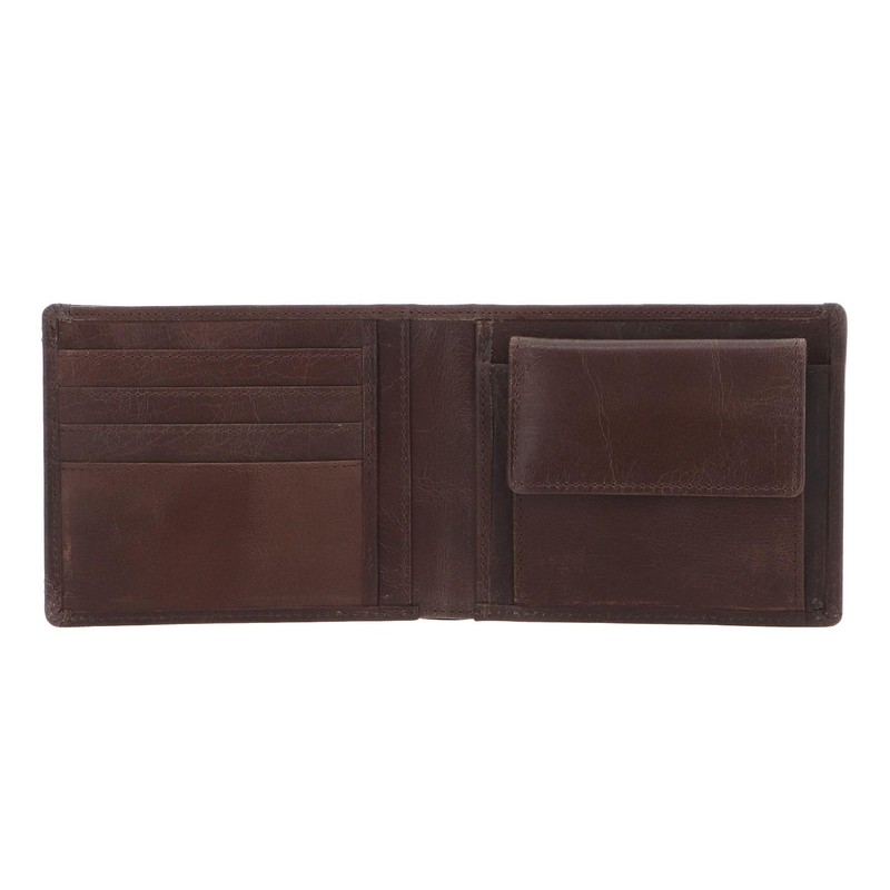 Voi City Cowboy Nemo Wallet Brown, brown, rfid wallet