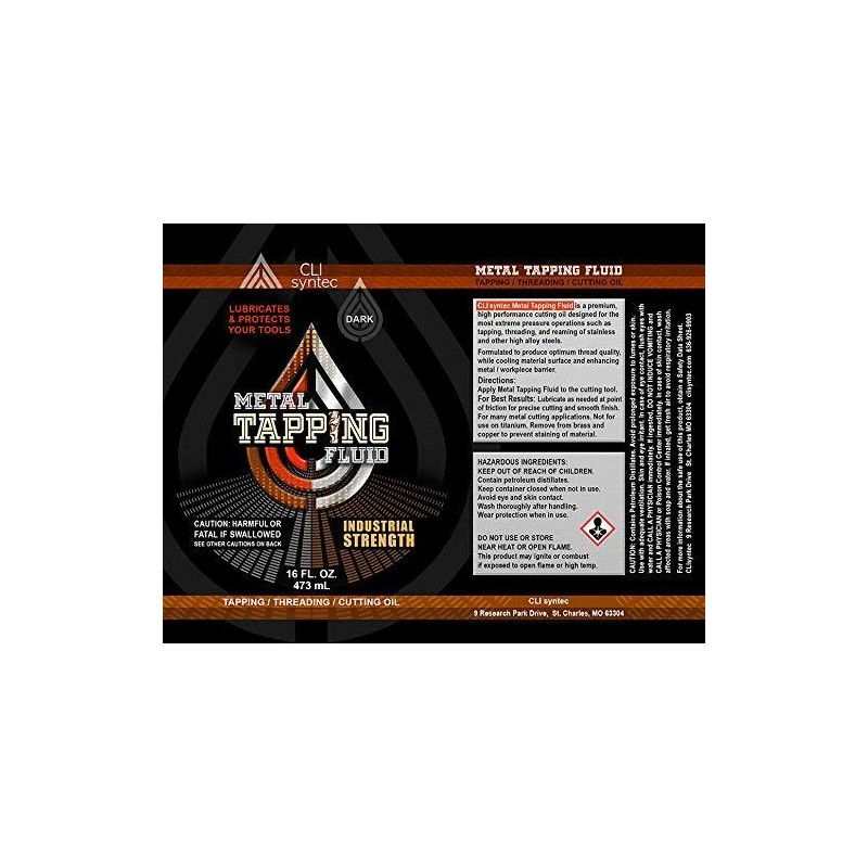 CLIsyntec High Performance Cutting Oil Industrial Strength Lubricant For Metal