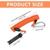 Trailer Brake Away Cable, 6ft High Rebound Spring Emergency Safety