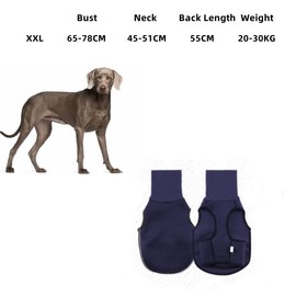 CiCixixi Dog Coat with Soothing Hood and Ear Protection, Anti-Stress Vest, Dog Calming Vest, Turtleneck for Dogs, Anxiety Calming Vest with Reflective Strips, Calming Aid