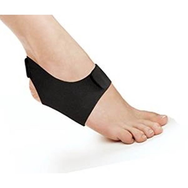Plantar Fasciitis Foot Sleeve - Black Ankle Wrap to Reduce Foot Pain and Inflammation